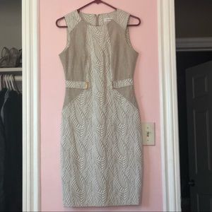Oatmeal Calvin Klein Dress